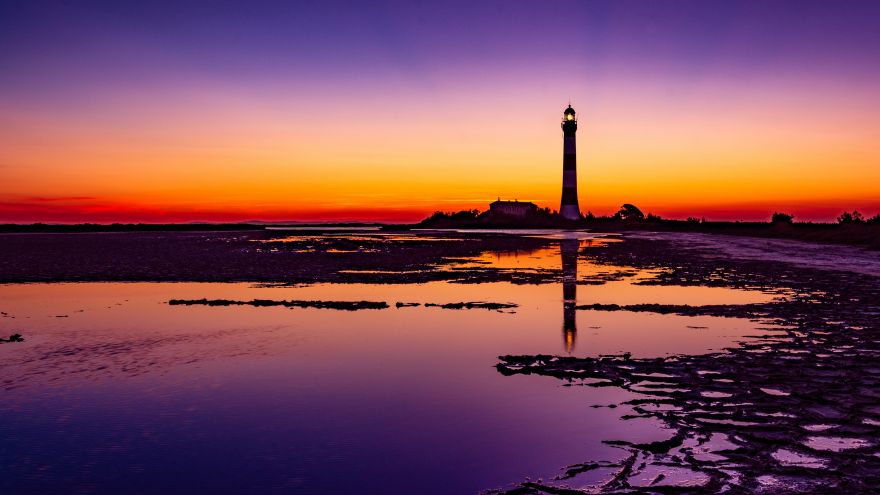 Lighthouse, Sunset, Dawn, Lighthouse, Sunset, Dawn, HD, 2K, 4K