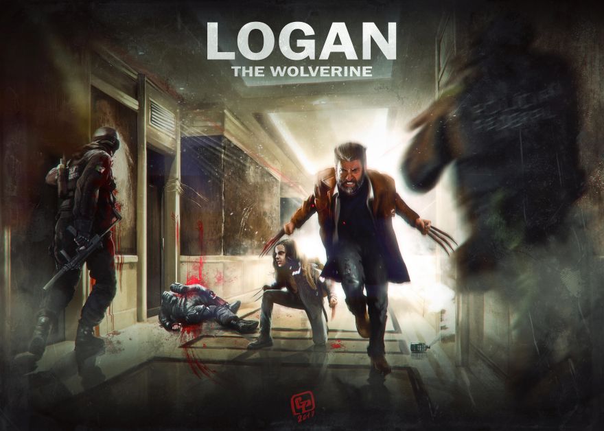 Logan, Wolverine, Artwork, Digital, Logan, Wolverine, Artwork, Digital paint, HD, 2K, 4K, 5K, 8K