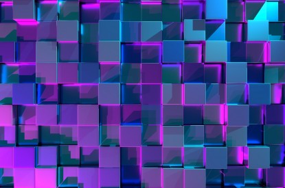 Cubes, Neon, Cubes, Neon, HD, 2K, 4K