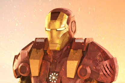 Iron, Iron Man, CGI, HD, 2K