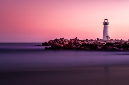Lighthouse, Sunset, Lighthouse, Sunset, HD, 2K, 4K, 5K