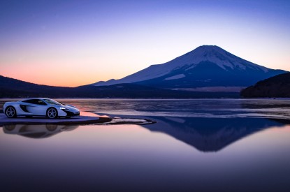 McLaren, Gran, McLaren, Gran Turismo Sport, Mount Fuji, Landscape, HD, 2K, 4K