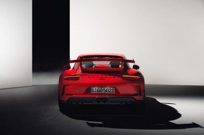 Porsche, Porsche 911 GT3, Rear view, 2017, HD, 2K, 4K
