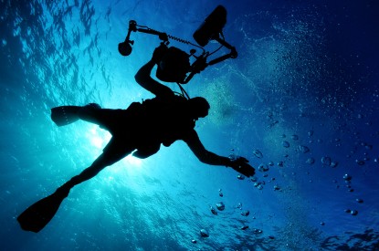 Scuba, Scuba diving, Scuba diver, Ocean, Sunlight, Blue, HD, 2K, 4K