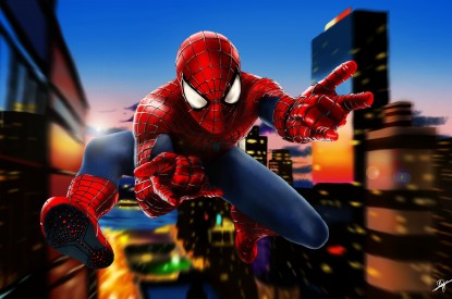 Spider-Man, Speed, Spider-Man, Speed paint, HD, 2K, 4K