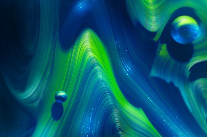 Waves, Flow, Stream, Colorful, Blue, Green, Waves, Flow, Stream, Colorful, Blue, Green, HD, 2K