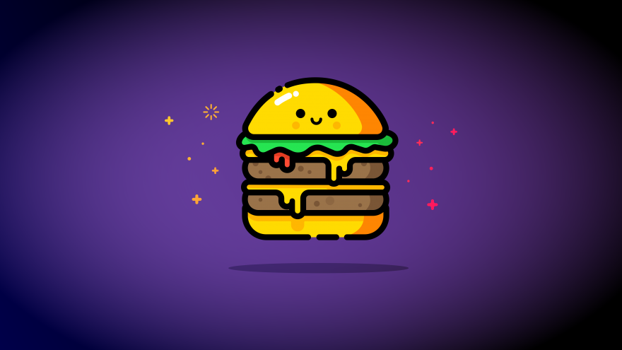 Cheese, Cheese burger, Double, Purple, Smiley, Minimal, HD, 2K, 4K, 5K