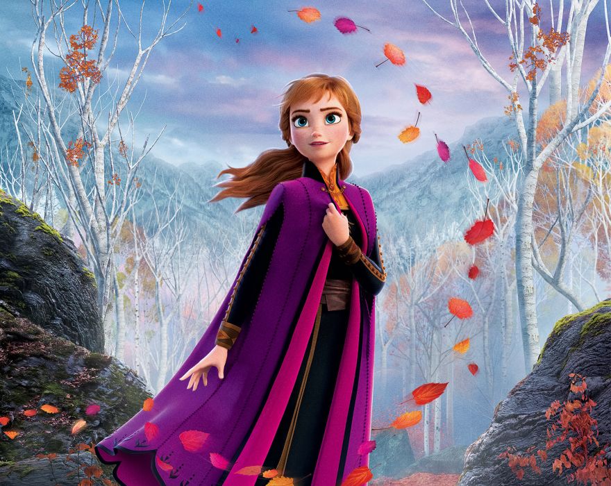 Frozen, Frozen 2, Anna, Walt Disney Animation Studios, 2019, HD, 2K